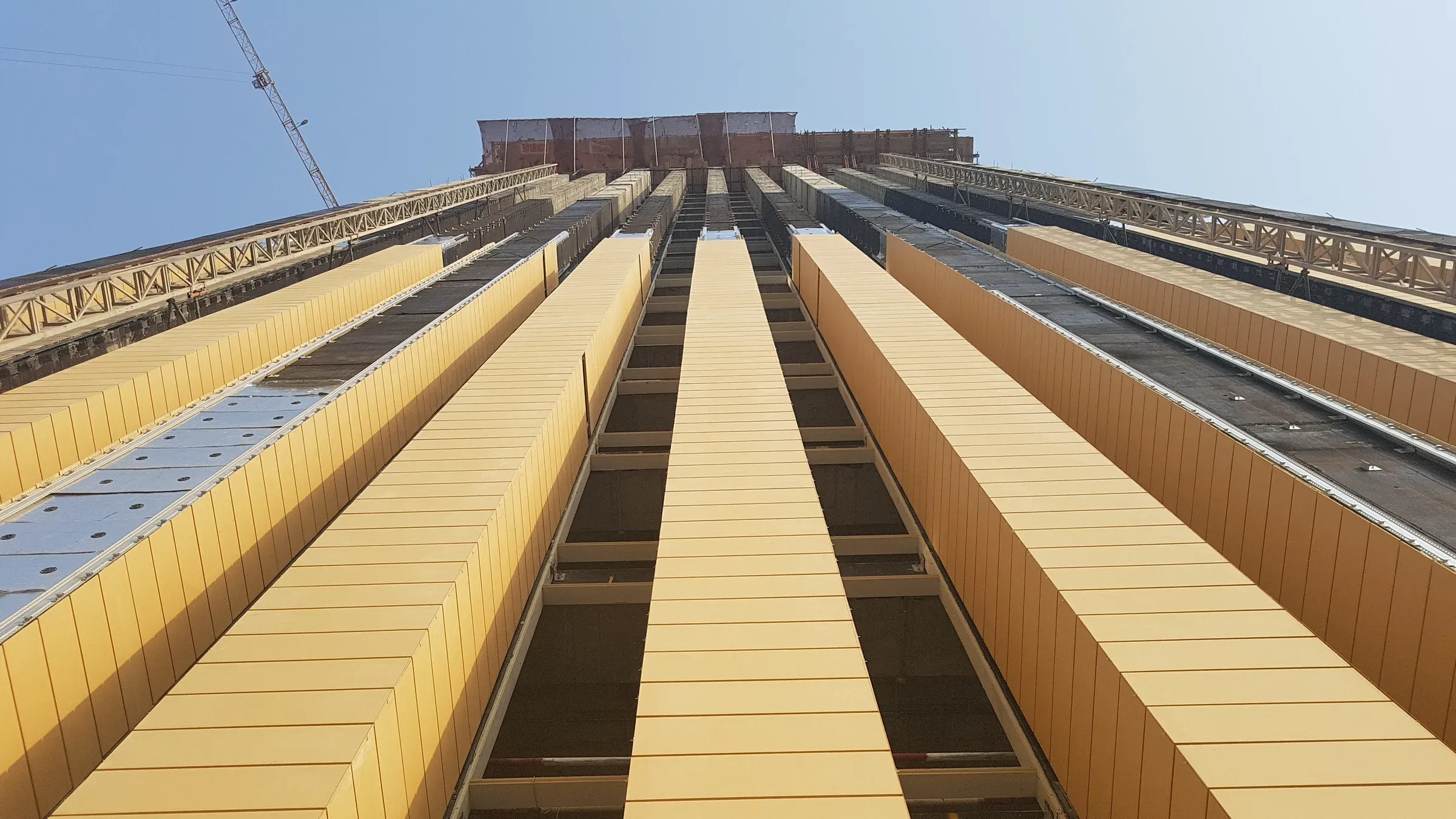 Terracotta bands on Al Majed Tower