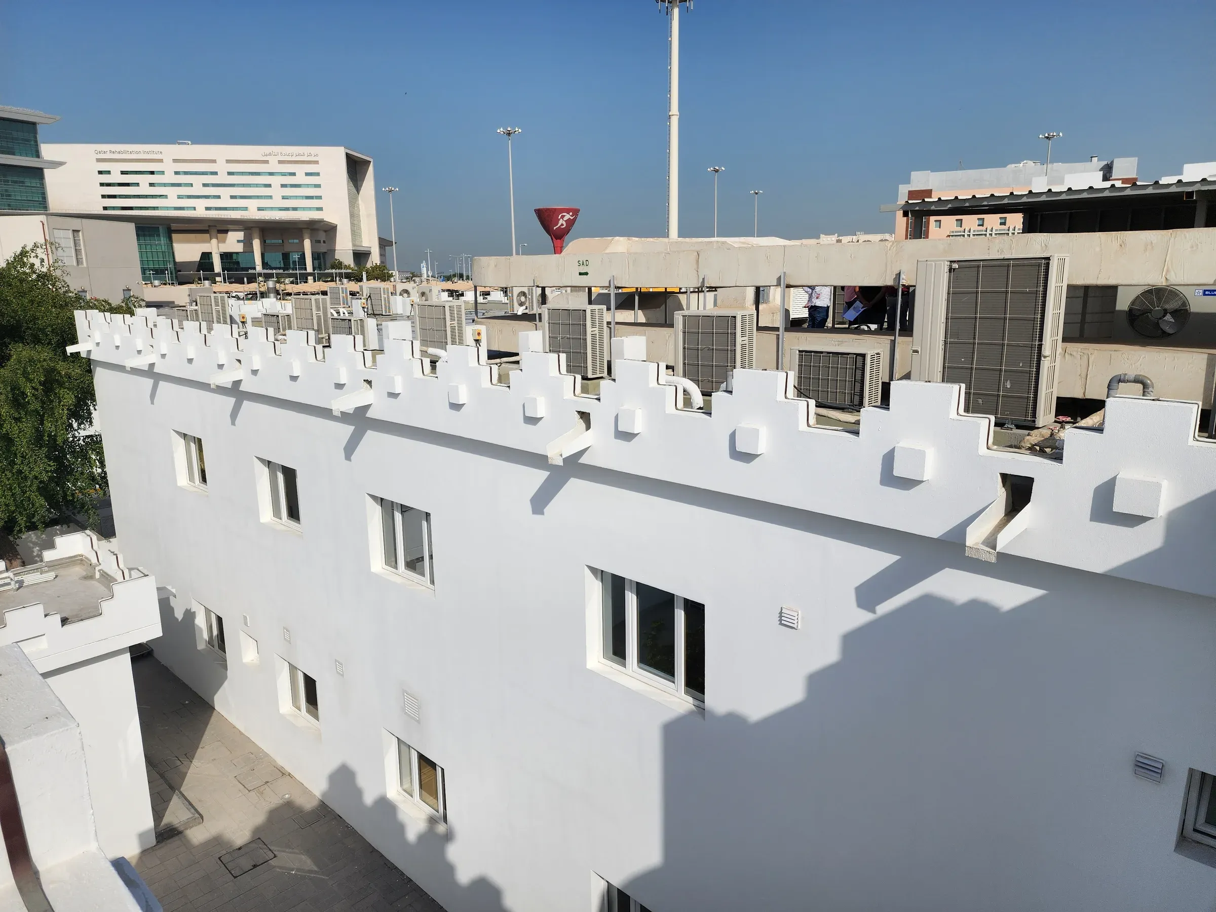 Villas in one compound · Al Markhiya · AAC walls and slabs