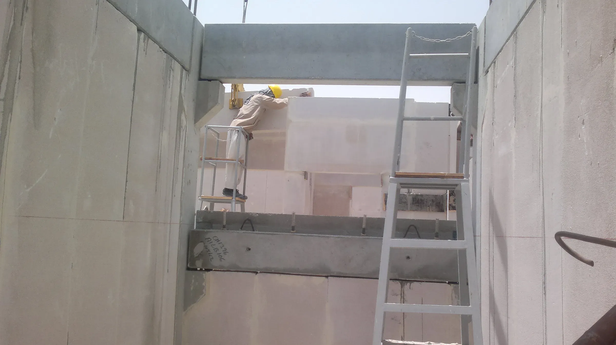 Hollow-core & AAC walls, detail 3